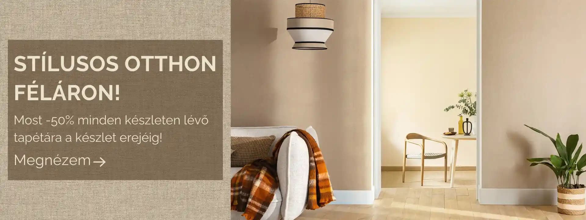 50% kedvezmény banner (széles)