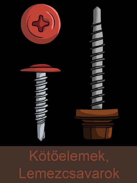 Kötőelemek lemezcsavarok termékkép