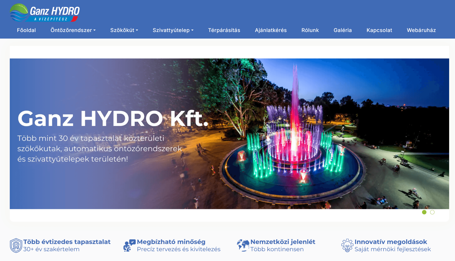 GanzHYDRO Kft referencia kép