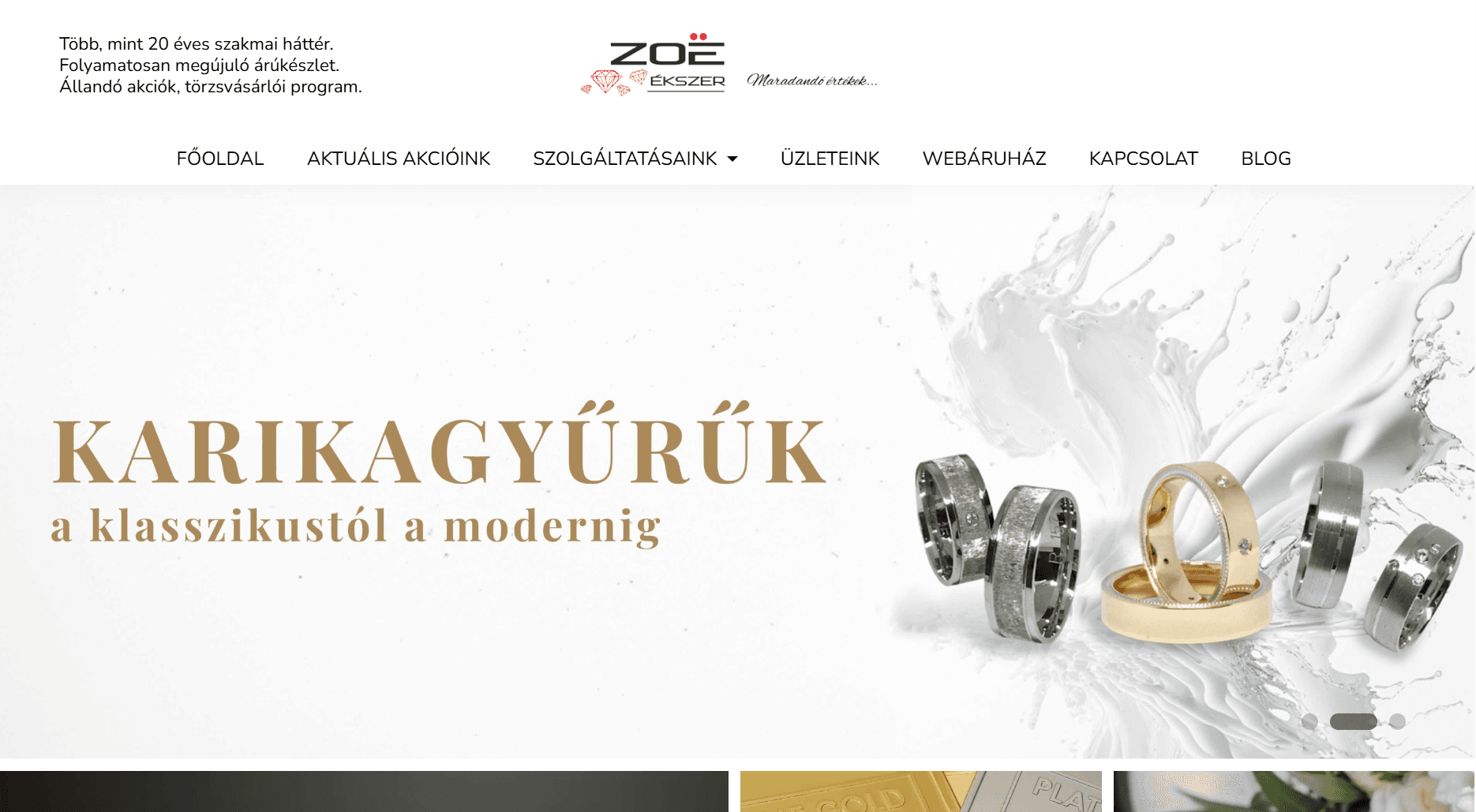 ZOÉ Ékszer Kft referencia kép