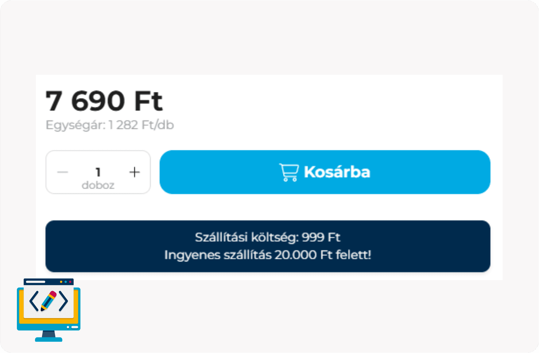 Vásárlói infobox fejlesztés