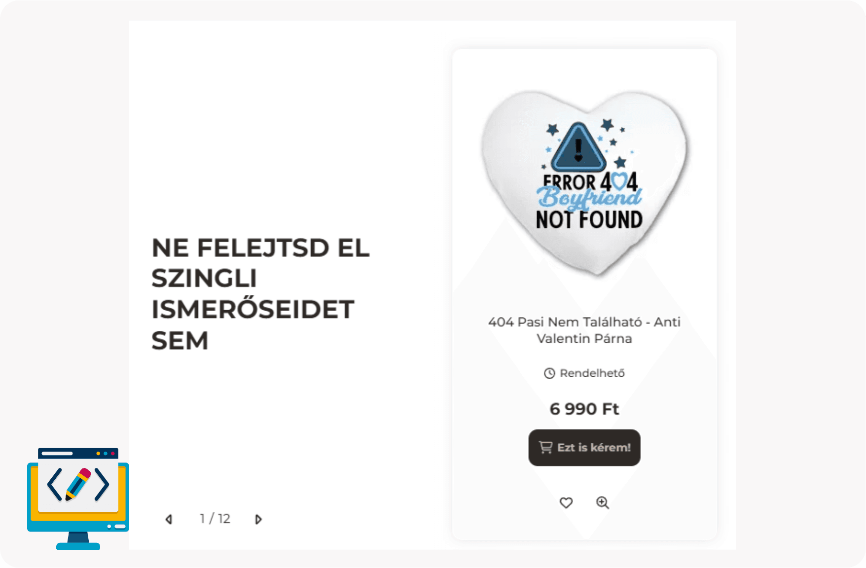 Kiegészítő termékek szöveg fejlesztés